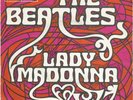 THE BEATLES lady madonna ODEON SP 1972 J code rare INVERTED color SACEM label
