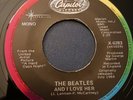 The Beatles – And I Love Her / If I Fell (Capitol Records X6283)