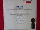 BACH Pierre Fournier CELLO SUITES No. 5 & 6 LP GERMAN Archiv Produktion STEREO