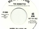 BOBBETTES   HAPPY GO LUCKY ME / JEANIE FORTUNE  ONCE MORE WITH FEELING   RCA RI