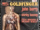 GOLDFINGER - JAMES BOND Soundtrack JOHN BARRY/SHIRLEY BASSEY 1964 EX Vinyl