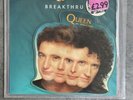 QUEEN, BREAKTHRU, SHAPED VINYL PICTURE DISC, 1989 UK PRESS + INSERT, NEAR MINT