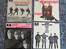 THE BEATLES 4 MONO EP'S TWIST & SHOUT, LONG TALL SALLY, ALL MY LOVING, HITS