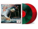 Jeff Wayne's War Of The War Of The Worlds 2LP Vinyl Set Martian Green & Red Weed