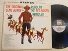 Gene Autry Rudolph The Red Nosed Reindeer LP Grand Prix Christmas WLP Promo VG+