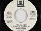 70s Soul 45 - Charles Mann - It's All Over - ABC - VG++ promo