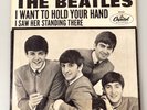 Beatles 1964 I Want To Hold Your Hand 45 w/Pic Sleeve One Owner VG+ Beauty
