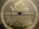 Benny Goodman And His Orchestra - Sing, Sing, Sing Part 1 & 2 Victor 25796 - VG
