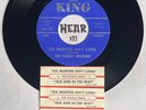 Superb Bluegrass 45 THE STANLEY BROTHERS Six Months Aint Long /Old KING hear NM