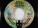 Northern Soul/Funk 45 - Keni Lewis - What's Her Name/Drug Traffic - Buddah - VG+