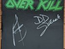 Rare Signed Over Kill S/T 4 Track Vinyl EP Record (1984) Autographed Overkill