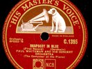 PAUL WHITEMAN & GERSHWIN -PIANO- Gershwin: Rhapsody in Blue   78rpm    G4676