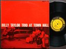 BILLY TAYLOR TRIO At Town Hall LP PRESTIGE PRLP 7093 US 1957 RVG DG MONO W.50th