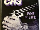 CH3 CHANNEL 3 - FEAR OF LIFE LP POSH BOY USA 1982  HARDCORE PUNK Black Vinyl LP