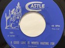 THE MILLIONAIRES - A Good Love Is Worth Waiting For 45rpm Northern Soul VG+ HEAR