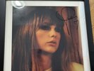 taylor swift midnights jade green hand signed photo vinyl With Heart