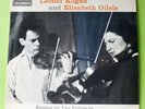 Leonid Kogan Elisabeth Gilels Sonatas for Two Violins Columbia 33CX 1887