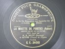 Jean Noté Agusterello Affre La Muette de Portici French 78RPM G&T GC-34001