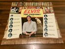 ELVIS FOR EVERYONE, LP, RCA LSP-3450 WITH RARE HYPE STICKER, ORANGE FLEX RECORD