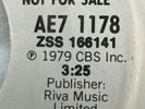 The Clash - Gates Of The West - UK *Demo-Not For Sale* Press Single 1979 VG+