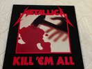 ORIGINAL 1983 METALLICA KILL EM ALL  BANZAI BRC 1901 NM