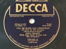 I'll be home for Christmas / Danny Boy Bing Crosby Canada Press Decca 1943