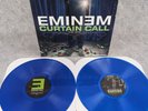 Eminem Curtain Call The Hits 2 LP Blue Vinyl Target Exclusive Vinyl Rap EX/NM
