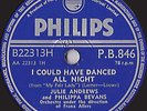 JULIE ANDREWS  78  I COULD HAVE DANCED ALL NIGHT / WITHOUT YOU  PHILIPS PB 846 E