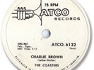 Rare 1959 The COASTERS Rock’n Roll 78 RPM Record. Charlie Brown