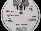 BLACK SABBATH   BLACK SABBATH ** 1970 UK 1st Swirl VERTIGO LP PHILIPS *GOOD only