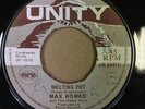 MAX ROMEO & HIPPY BOYS - MELTING POT/ DEATH - ORIGINAL UK UNITY 7