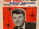JOHNNY HALLYDAY - DISQUES VOGUE  Tutti Frutti  4 Song EP (1961)  45rpm