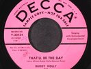 Buddy Holly: That'Ll Be The Day / Rock Um Mit Ollie Vee Decca 7 