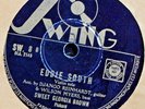 E. SOUTH - D. REINHARDT/Eddie's Blues - Sweet Georgia Brown/ 78 rpm SWING 8 (FR)