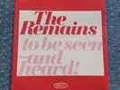 REMAINS 45+PS DIDDY WAH DIDDY /ONCE BEFORE Punk Garage Rock RED VINYL PROMO NM