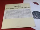 Steve Reich  OCTET / MUSIC FOR A LARGE ENSEMBLE  LP ECM New Series Germany nm