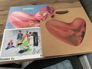 Fontaines D.C. Romance Pink Indies Vinyl LP & SIGNED Art Card, Promo Bag Etc