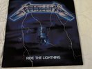 ORIGINAL 1984 METALLICA RIDE THE LIGHTENING ON  BANZAI BRC 1909 NM