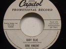 Gene Vincent - Baby Blue - 1958 Rockabilly Promo 45