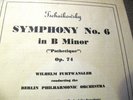 1938 Wilhelm Furtwängler Tchaikovsky SYMPHONY No 6 PATHETIQUE Berlin VICTOR M553