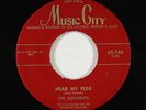 Doo-Wop 45 - Midnights - Hear My Plea - Music City - VG+