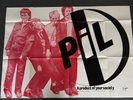 Late 1970's Original PIL Public Image Limited Poster.