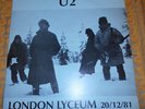 U2 LONDON LYCEUM - LP 20-12-81