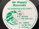 DJ Scratch & DJ Curly – DJ Scratch & DJ Curly EP (12″, EP) Mr Happy Records