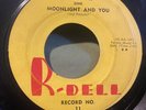 THE JAGUARS The Way You Look Tonight/Moonlight And You R-Dell Records #11 hear