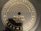 Jimmie Rodgers “Blue Yodel” 78 MONTGOMERY WARD (1933 RE) Pre-War Country E/E+