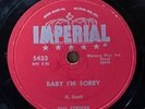THE STRIKES - Baby I'm Sorry / If You Can't Rock Me IMPERIAL ROCK & ROLL 78