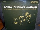 Art Farmer Early Art LP Prestige New Jazz Records NJ 8258 Mono DG LP