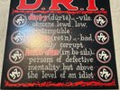 1992 1ST PRESSINGTHE D.R.I. DIRTY ROTTEN IMBECILES ROTTEN RECORDS DEFINITION LP
