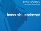 JENNIFER WARNES- FAMOUS BLUE RAINCOAT / IMPEX MASTER VINYL .GRUNDMAN / MOFI